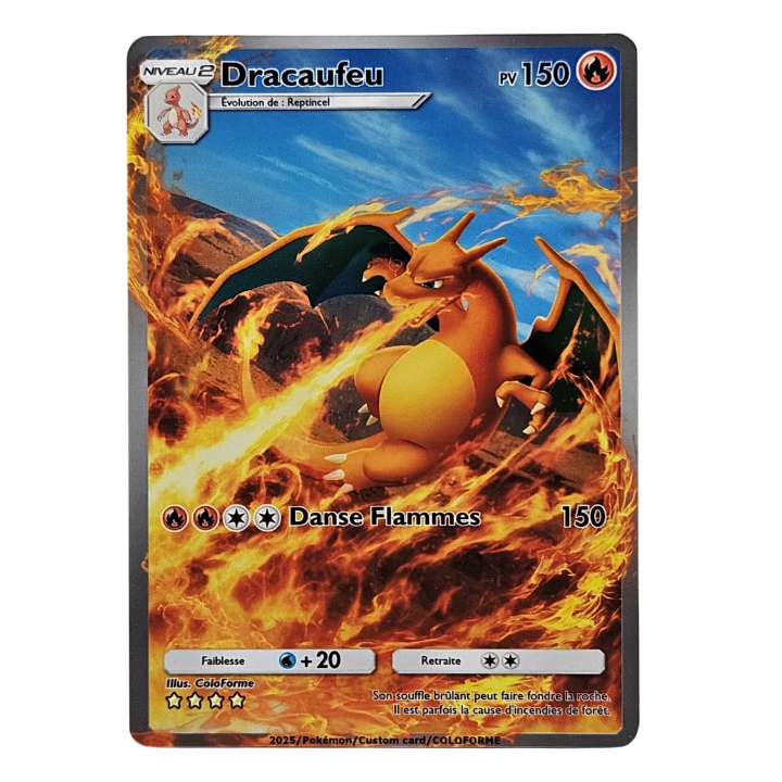 Carte custom Dracaufeu