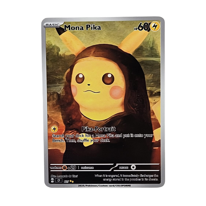 Carte custom Mona Pika