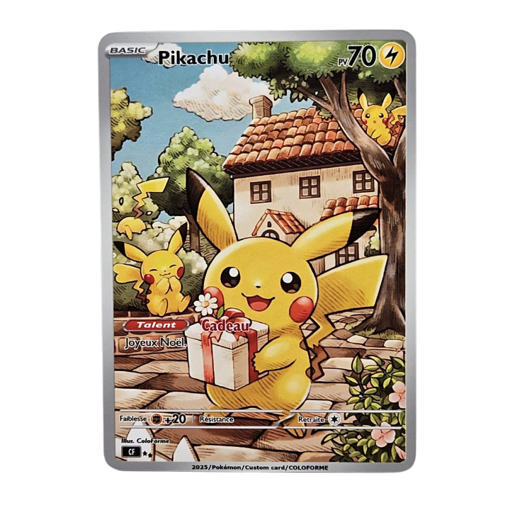 Carte custom Pikachu